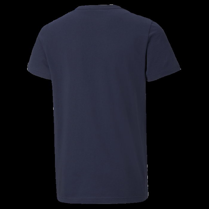 Camiseta Azul Marino Con Logo Pequeño Essentials De Peacoat